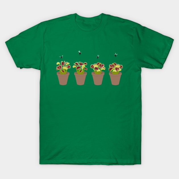 Venus Flytraps T-Shirt by ahadden